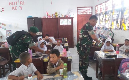 Ratusan Murid SDN di Kota Binjai Terima Makan Bergizi Gratis, Menunya Ayam Rendang dan Capcai