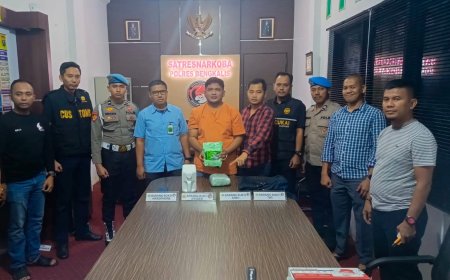 Tim Gabungan Polres Bengkalis dan Bea Cukai Gagalkan Peredaran 2 Kg Sabu