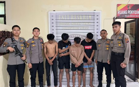 Dua Kelompok Geng Motor Tawuran di Jalan Cemara, 4 Orang Ditangkap