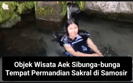 Objek Wisata Aek Sibunga-bunga Tempat Permandian Sakral di Samosir