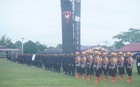 Antisipasi Libur Panjang dan Bencana Alam, 486 Personel Brimob Polda Sumut Disiagakan