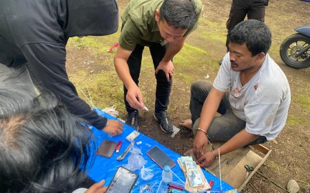 Lagi, Polres Binjai Gerebek Barak Narkoba, 1 Pria Ditangkap di Lokasi