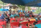 Bhabinkamtibmas Polsek Barumun Tengah Hadiri Musdes TA 2025