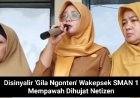 Disinyalir 'Gila Ngonten' Wakepsek SMAN 1 Mempawah Dihujat Netizen