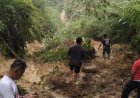 Tiga Jalan Desa di Dolok Panribuan Amblas, Akses Tertutup Total