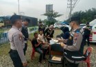 Operasi Keselamatan Toba 2025, Polres Langkat Tes Urine Pengemudi Bus dan Betor