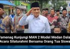 Wamenag Kunjungi MAN 2 Model Medan Dalam Acara Silaturahmi Bersama Orang Tua Siswa