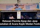 Ratusan Pecinta Kpop dan Jpop Disatukan di Acara Kopki Medan Festival