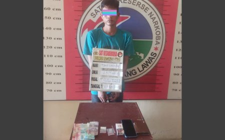 Nekad jadi Pengedar, Pemuda Pengangguran di Sosa Ditangkap