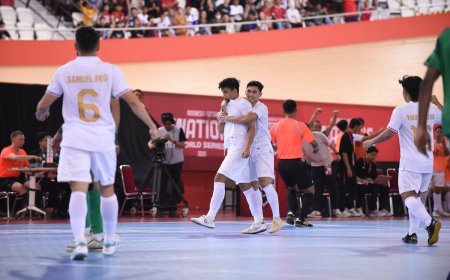 Timnas Futsal Indonesia Amankan Peringkat Dua Usai Kalahkan Arab Saudi 3-0
