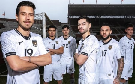 Jelang Lawan Australia, Timnas Indonesia Resmi Rilis Jersey Tandang Baru