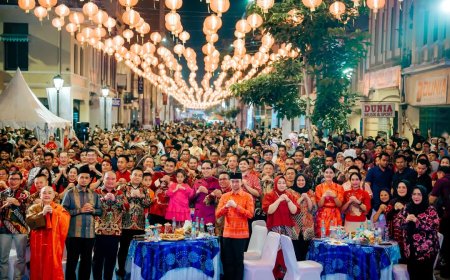 Harmoni Imlek 2025, Bobby Ajak Masyarakat Terus Hidup Bergandengan Dalam Keberagaman