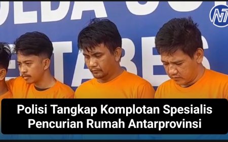 Polisi Tangkap Komplotan Spesialis Pencurian Rumah Antarprovinsi