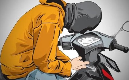 Pria Ini Nekat Curi Motor Karyawan Toko Beralasan Kalah Judi Bola dan Terjabak Pinjol