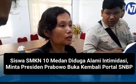 Siswa SMKN 10 Medan Diduga Alami Intimidasi, Minta Presiden Prabowo Buka Kembali Portal SNBP