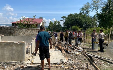 Pengamanan Eksekusi Tanah dan Bangunan di Desa Nainggolan Berlangsung Kondusif