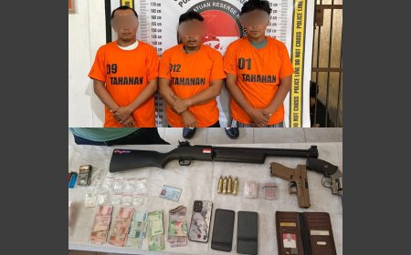 Tangkap Tiga Jaringan Pengedar Narkoba di Simalungun, Polisi Amankan Senjata Ilegal