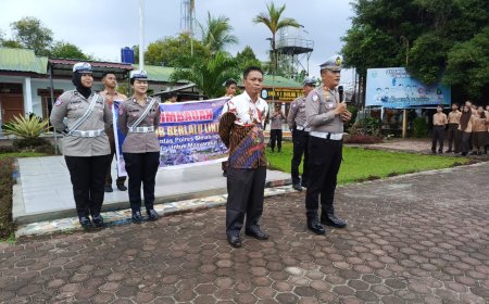 Kasat Lantas AKP Jonni Fatiaro Sosialisasikan Keselamatan Berlalu Lintas ke Sekolah-sekolah