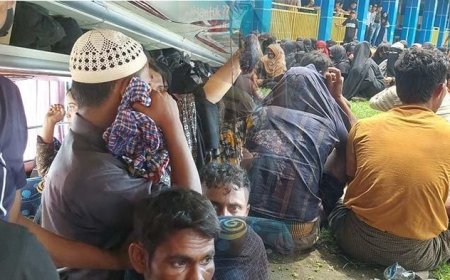 93 Pengungsi Etnis Rohingya Diamankan di Terminal Tipe A Langsa saat Hendak Menuju Kota Medan