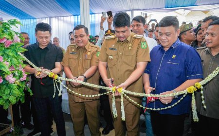 Pasar Simalingkar Diresmikan, Bobby Nasution: Konsep Kolaborasi Pemerintah dan Pedagang