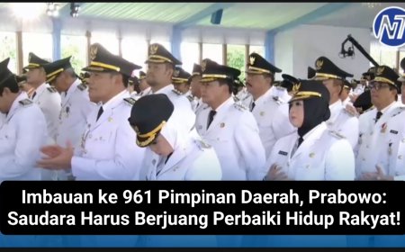 Imbauan ke 961 Pimpinan Daerah, Prabowo: Saudara Harus Berjuang Perbaiki Hidup Rakyat!