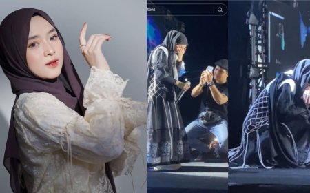 Nissa Sabyan Diteriaki Pelakor Saat Nangis di Atas Panggung