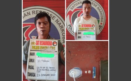 Pengedar dan Pengguna Sabu di Palas Diringkus dari Rumah Kosong