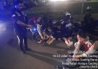 Polisi Tertabrak saat Bubarkan Balap Liar, 3 Pelaku Diamankan
