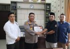 Kapolres Terima Audensi Ketua KPU Kabupaten Padang Lawas