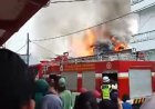 Kebakaran Hebat Hanguskan Belasan Rumah di Pangkalan Brandan