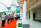 Kunjungi Polda Sumut, Kapolri Tinjau Renovasi Masjid hingga Bakti Sosial