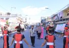 Polres Samosir Gelar Upacara Farewell dan Welcome Parade, Mengukuhkan Pergantian Kepemimpinan AKBP Yogie kepada AKBP Rina