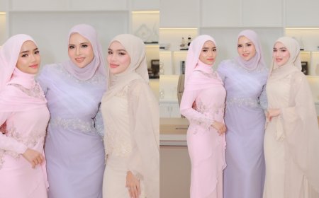 Pesona Fuji Kebanting dengan Davina Karamoy, Saat Mejeng di Acara Fesyen Muslim Malaysia