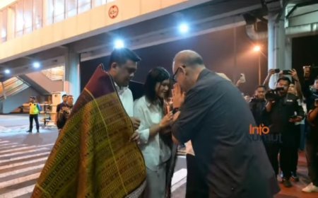 Gubernur dan Wakil Gubernur Sumut Bobby Nasution - Surya Disambut Forkopimda di Bandara Kualanamu