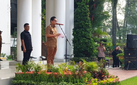 Pimpin Apel Pagi, Walikota Medan Rico Waas Tekankan Peningkatan Pelayanan Publik