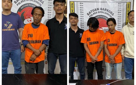 Polres Simalungun Tangkap 3 Tersangka Narkoba dalam Tempo Sehari