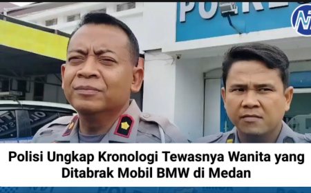 Polisi Ungkap Kronologi Tewasnya Wanita yang Ditabrak Mobil BMW di Medan