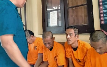 Pelaku Pencurian Lampu Hias di Lapangan Merdeka Binjai Diciduk Polisi