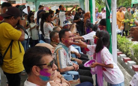 Pemko Medan Sambut Suka Cita Perayaan Festival Holi di Konjen India