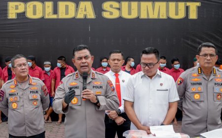 Polda Sumut Tangkap 164 Tersangka Narkoba dalam Sepekan