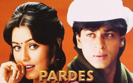 Mega Bollywood Hari ini: Sinopsis Film Pardes Kisah Shah Rukh Khan  Berjuang di Negeri Orang