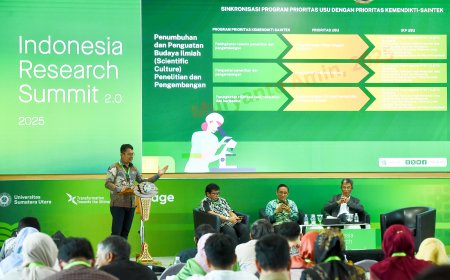 USU Tuan Rumah Indonesia Research Summit 2025 untuk Perkuat Riset Internasional