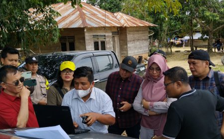 Ada Perbedaan GPS saat Sidang Lapangan Kasus Dugaan Perambahan Hutan di Dusun Siboru Toba