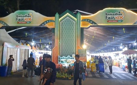 Ramadhan Fair XIX Tahun 2025 Tampak Mulai Sepi Pengunjung