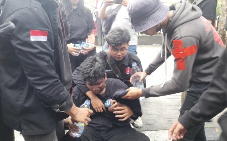 Dua Mahasiswa Diduga Alami Kekerasan saat Aksi Tolak UU TNI di Medan