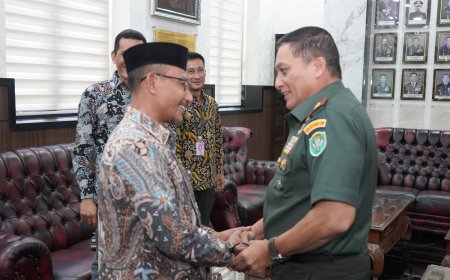 Haji Uma Silaturahmi dengan Pangdam IM, Bahas Situasi Keamanan dan Pembangunan Daerah