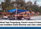 Meski Sepi Pengunjung, Pasutri Lansia di Pantai Binasi Andalkan Usaha Musiman saat Libur Lebaran