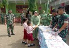 Danramil 03/Siantar Selatan Dampingi Kasrem 022/PT Berikan Makanan Bergizi di SDN 122346 Pematangsiantar
