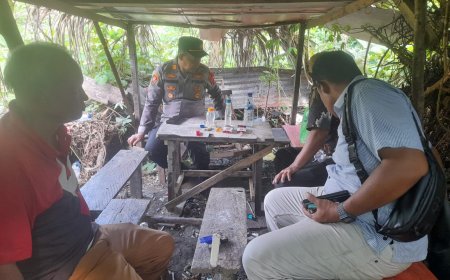 Grebek Kampung Narkoba, Polisi Bongkar Dua Gubuk