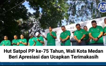 Hut Satpol PP ke-75 Tahun, Wali Kota Medan Beri Apresiasi dan Ucapkan Terimakasih